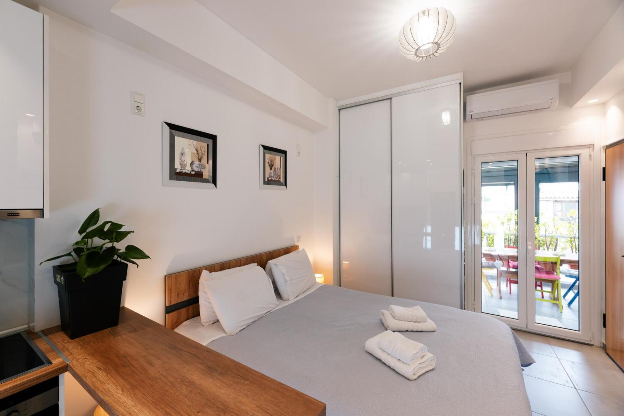 Modern Studio Apartment A Ateny Zewnętrze zdjęcie